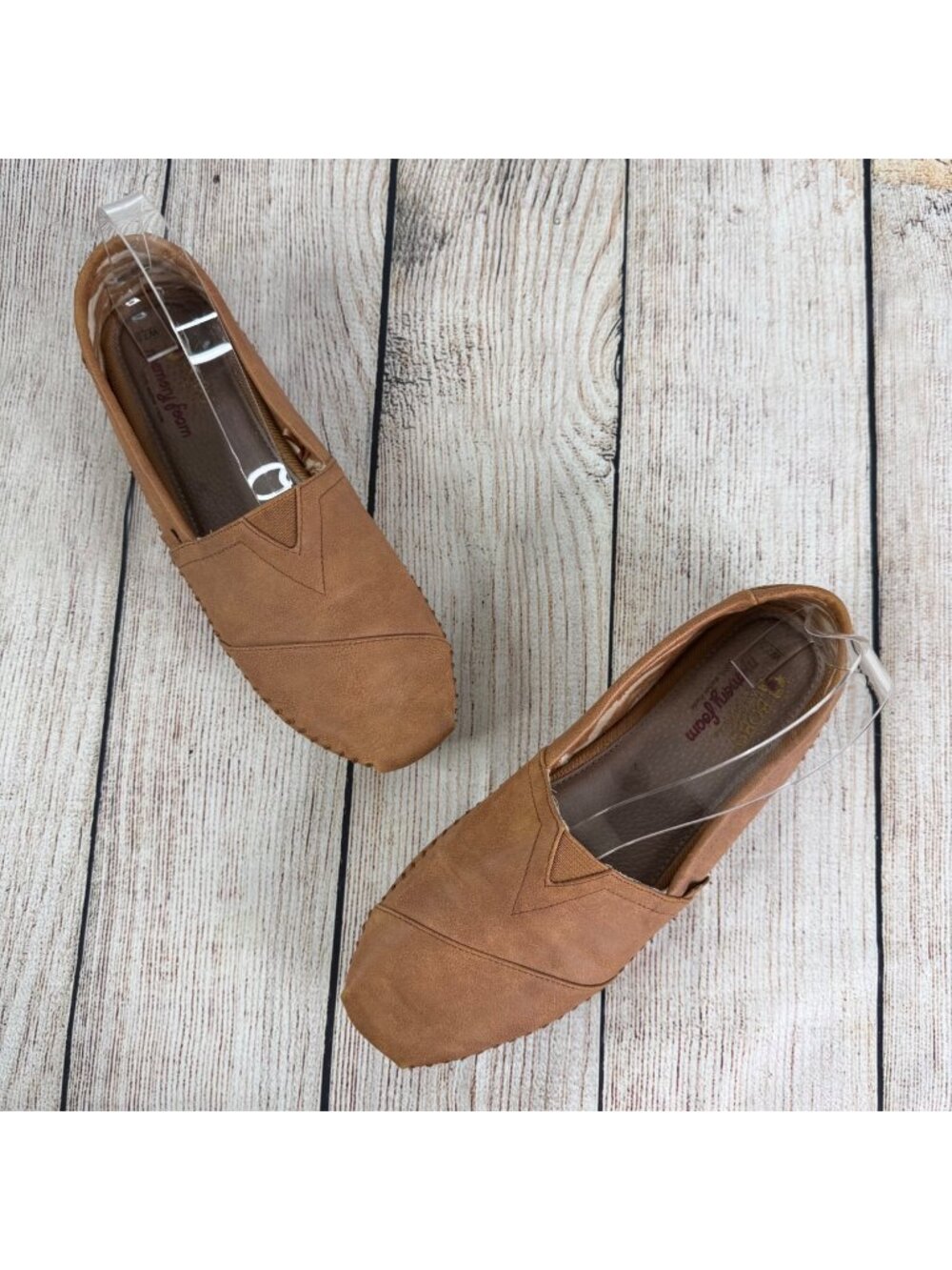 Sketchers BOBS Slip On Shoes Flats Comfortable Memory Foam Insoles Size 7.5